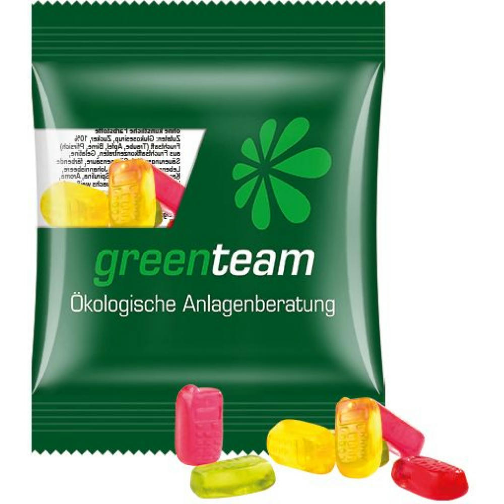 Minitüte 10g, Fruchtgummi Standardformen