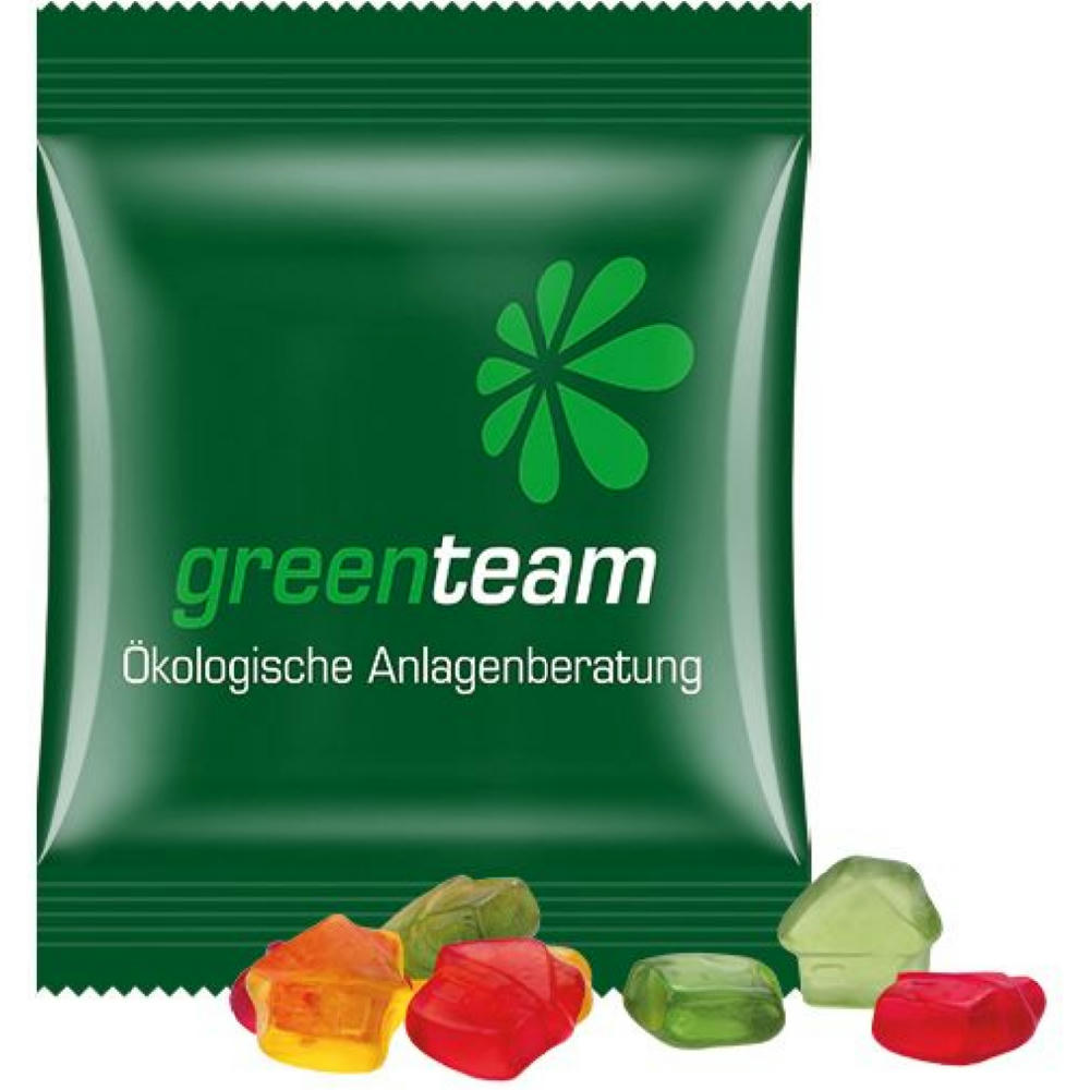 Minitüte 10g, Fruchtgummi Standardformen