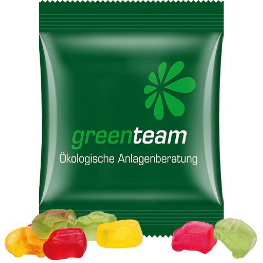 Minitüte 10g, Fruchtgummi Standardformen