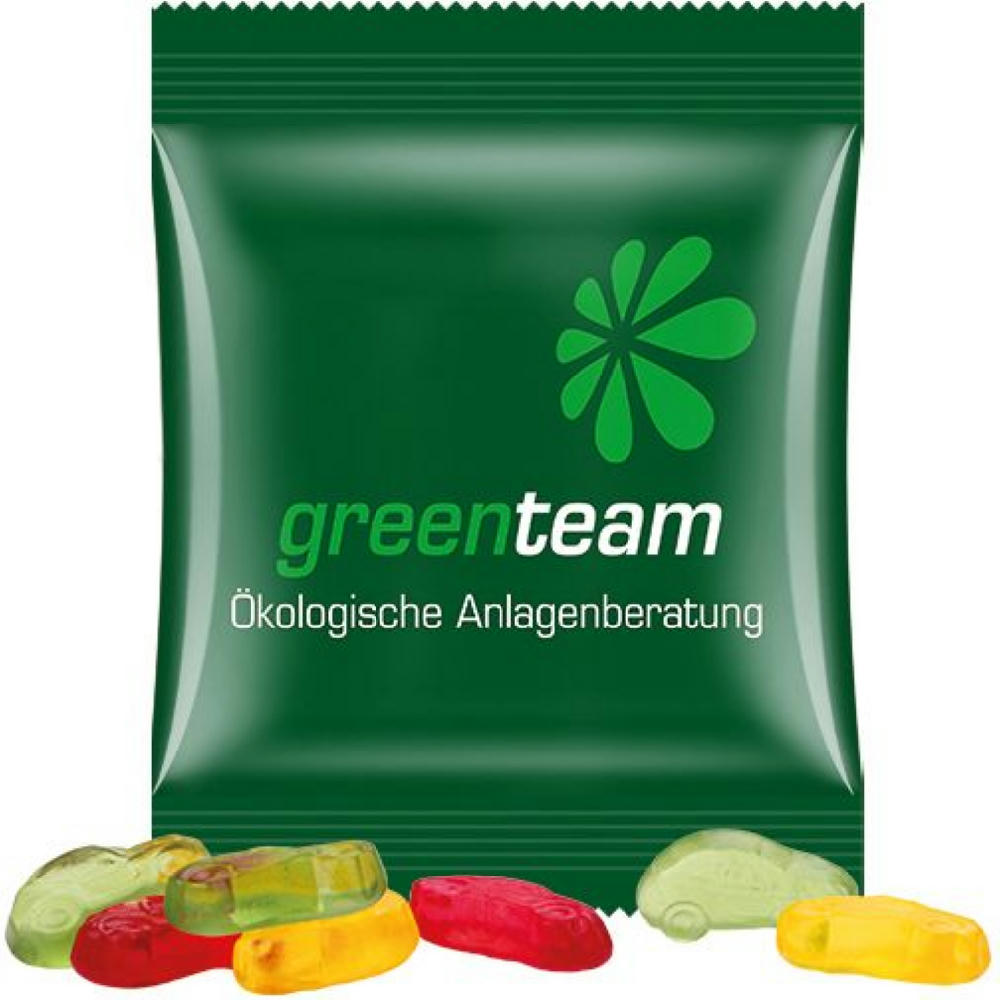 Minitüte 10g, Fruchtgummi Standardformen