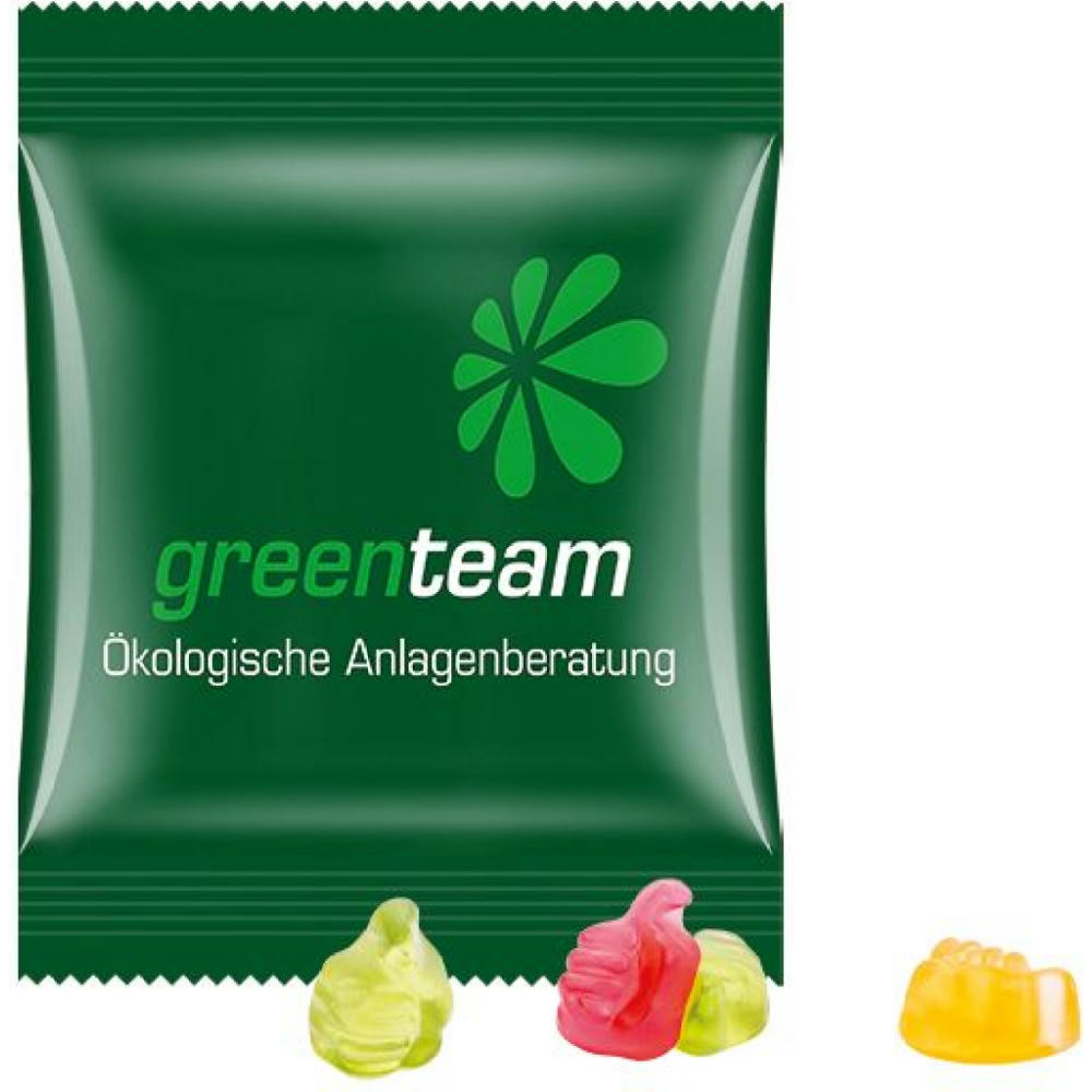 Minitüte 10g, Fruchtgummi Standardformen