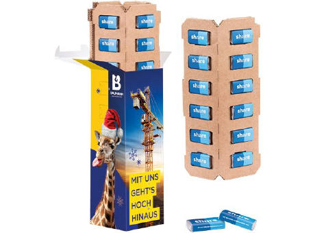 Adventskalender Eco High Tower, verschiedene Füllvarianten