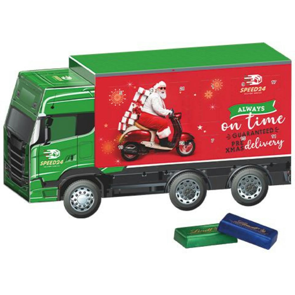 Adventskalender LKW, verschiedene Füllvarianten