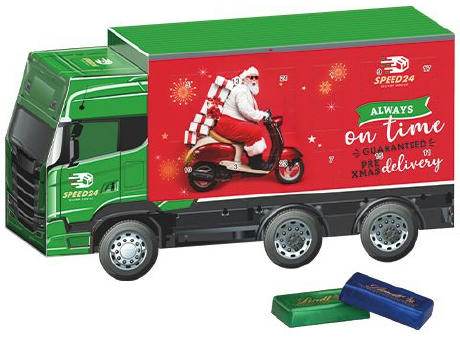 Adventskalender LKW, verschiedene Füllvarianten