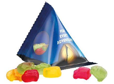 Tetraeder 15g, Fruchtgummi Standardformen