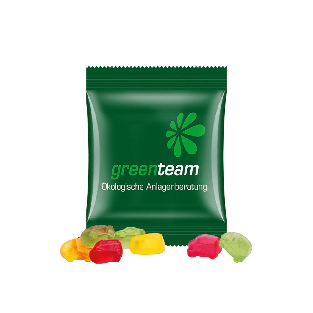 Minitüte 15g, Fruchtgummi Standardformen