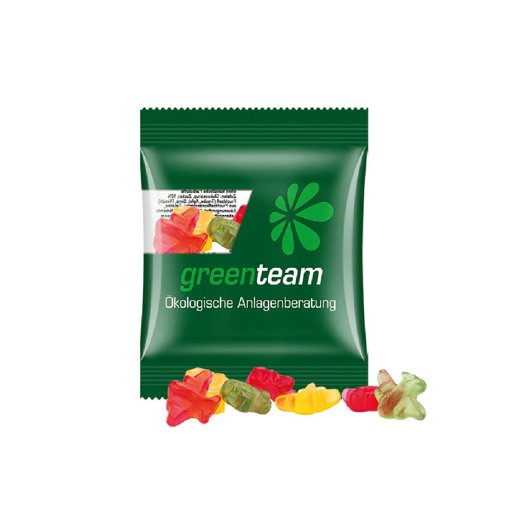 Minitüte 10g, Fruchtgummi Standardformen