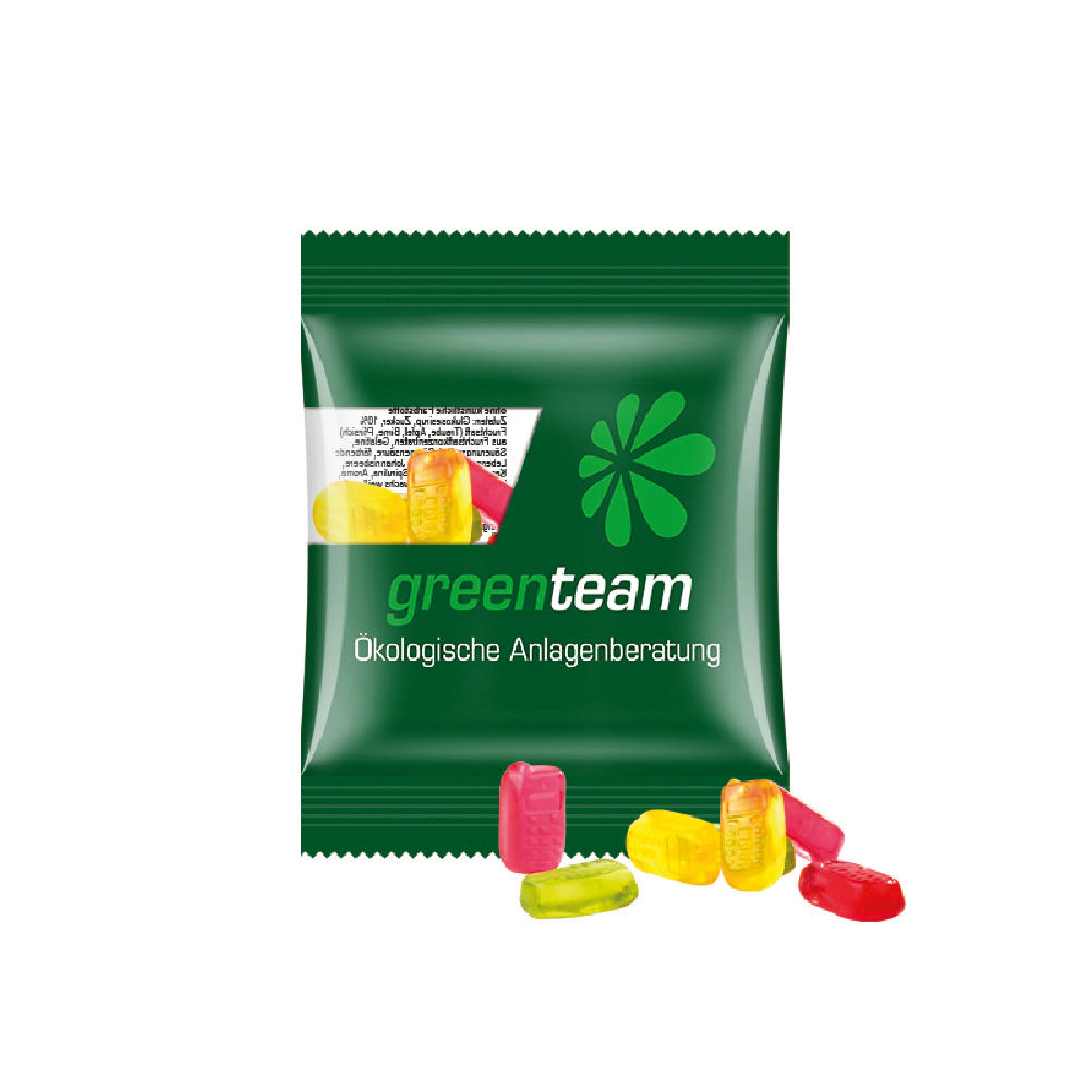 Minitüte 10g, Fruchtgummi Standardformen