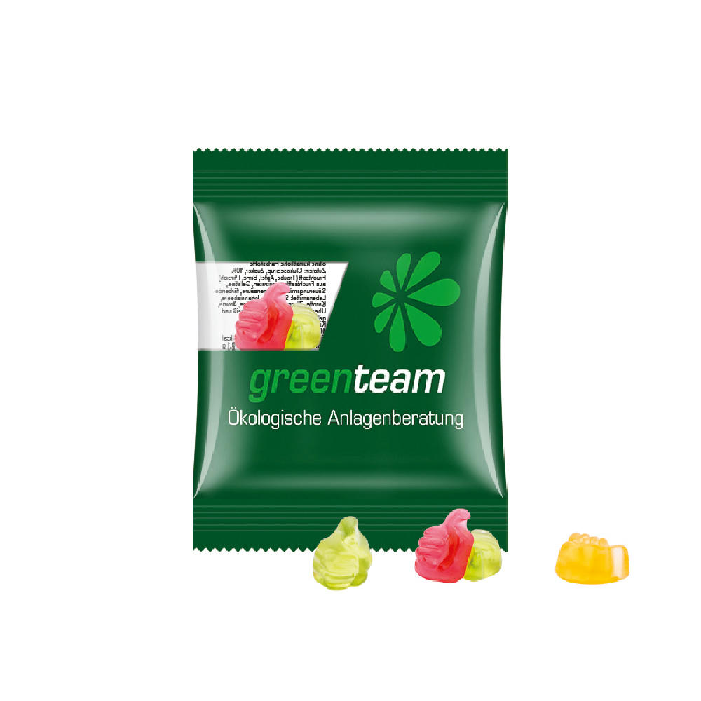 Minitüte 10g, Fruchtgummi Standardformen