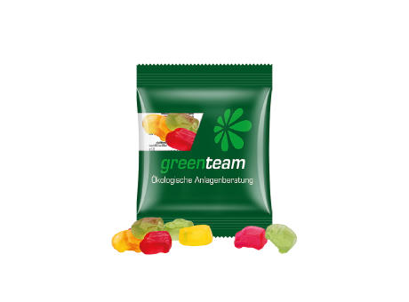 Minitüte 10g, Fruchtgummi Standardformen