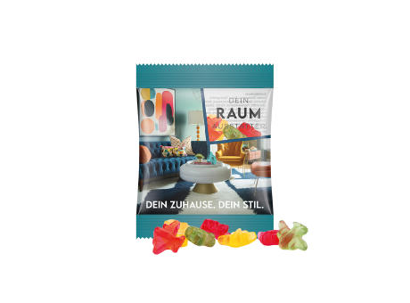 Minitüte 10g, Fruchtgummi Standardformen