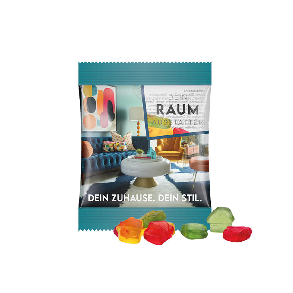 Minitüte 15g, Fruchtgummi Standardformen