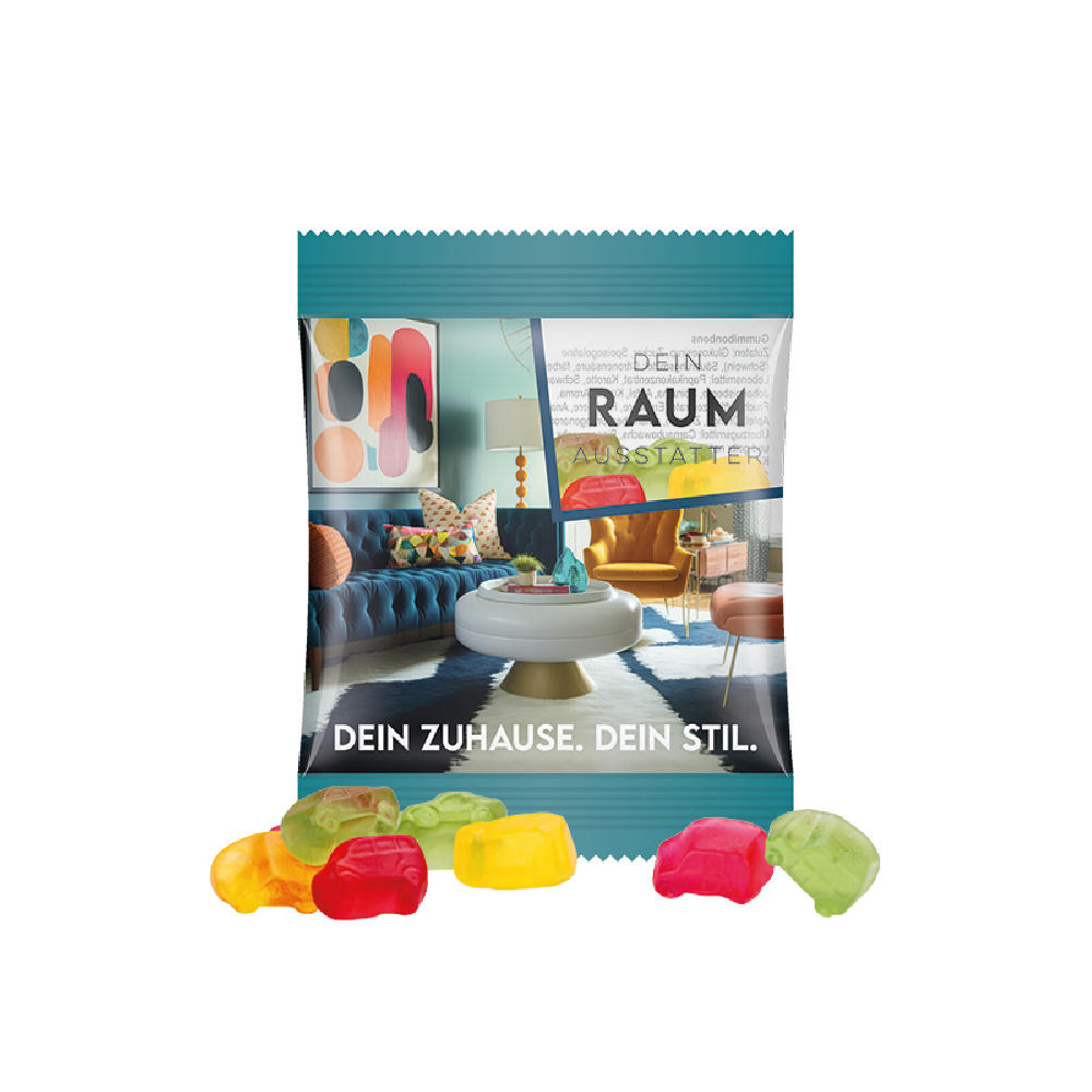 Minitüte 15g, Fruchtgummi Standardformen