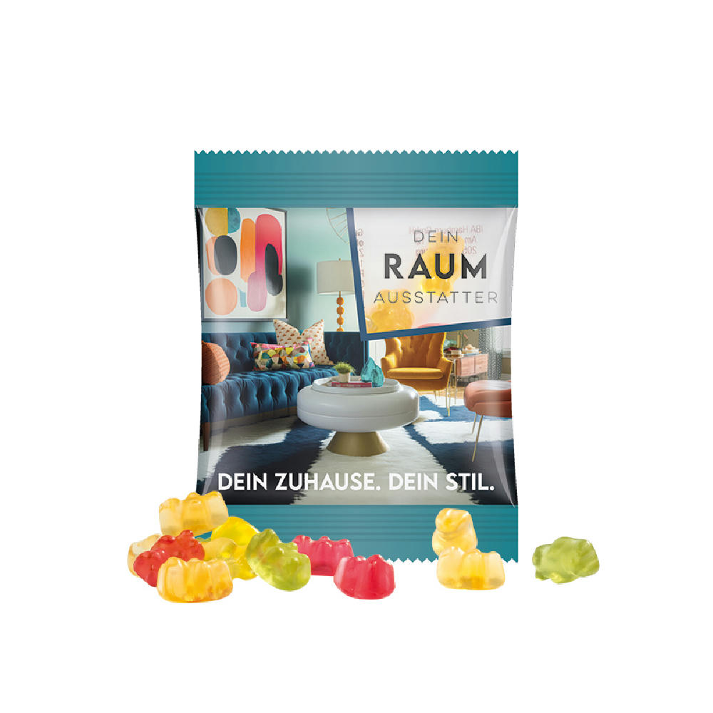 Minitüte 10g, Fruchtgummi Standardformen