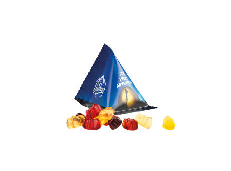 Tetraeder 15g, Gummibärchen 30% Fruchtsaft