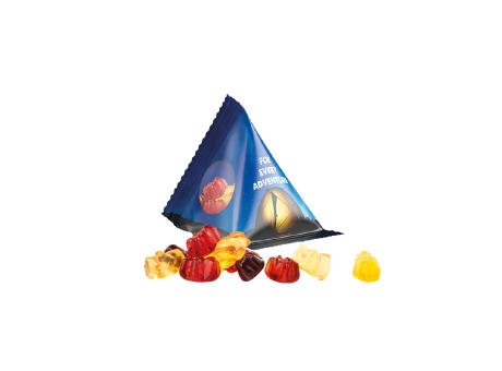 Tetraeder 15g, Gummibärchen 30% Fruchtsaft