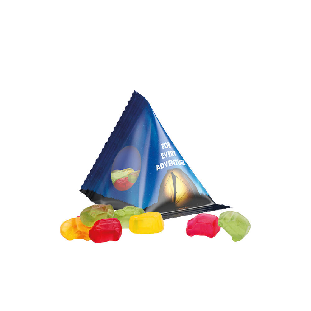 Tetraeder 15g, Fruchtgummi Standardformen