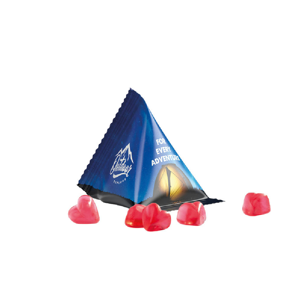 Tetraeder 15g, Fruchtgummi Standardformen