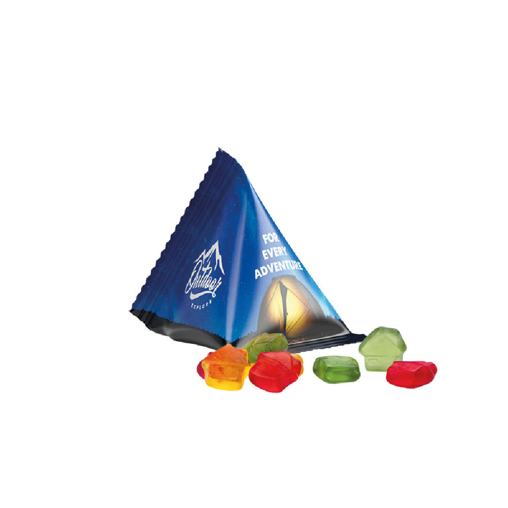 Tetraeder 15g, Fruchtgummi Standardformen