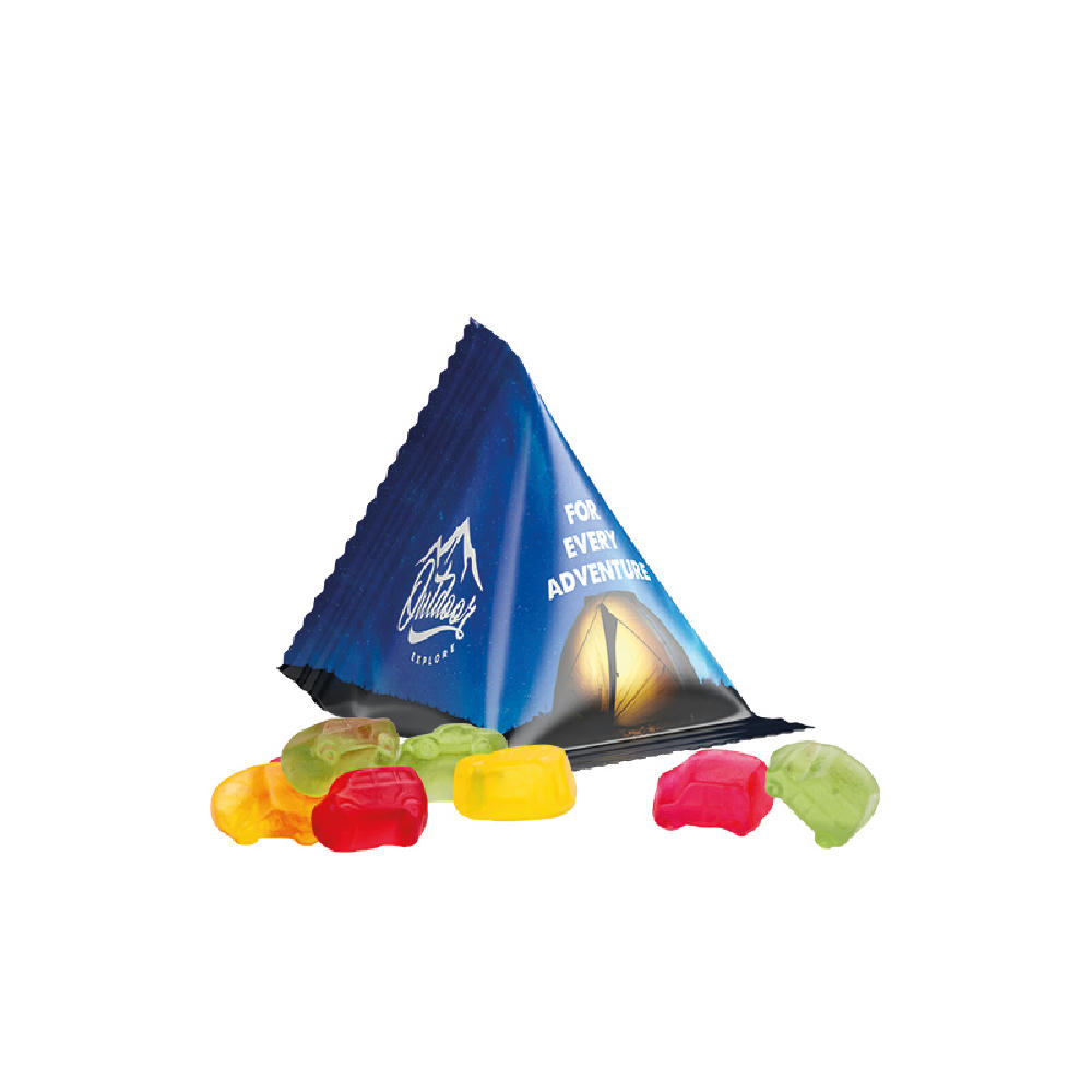 Tetraeder 15g, Fruchtgummi Standardformen