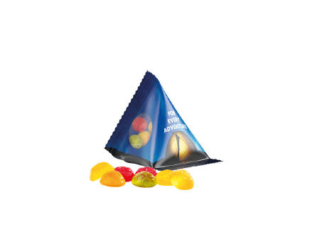 Tetraeder 15g, Fruchtgummi Standardformen