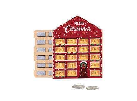 Täfelchen Adventskalender Haus ECO