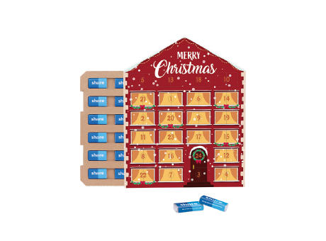 Täfelchen Adventskalender Haus ECO