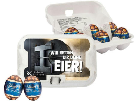 Sixpack mit Ostereiern