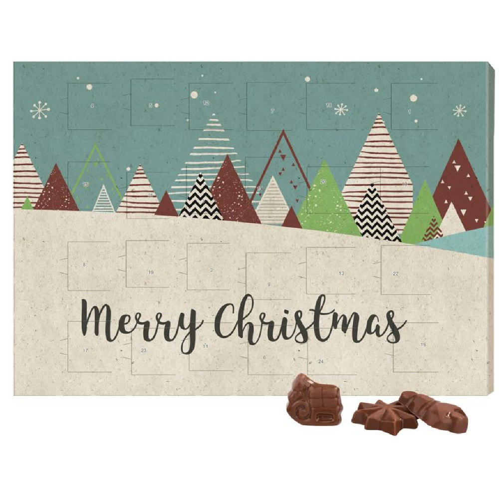 Classic Wand Adventskalender Graspapier