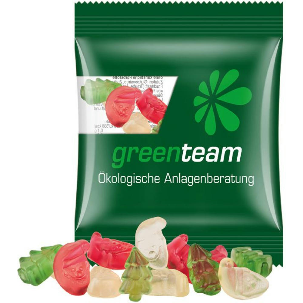 Minitüte 10 g Trolli Fruchtgummi Weihnachtsmischung