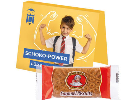 Werbekarte Midi Caramel Biscuits