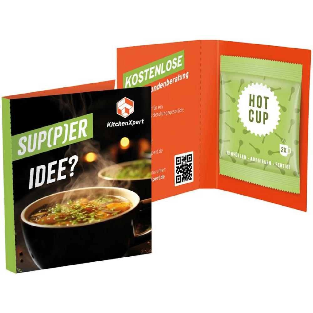 Werbekarte Midi Maistro Suppe