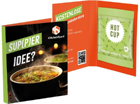 Werbekarte Midi Maistro Suppe