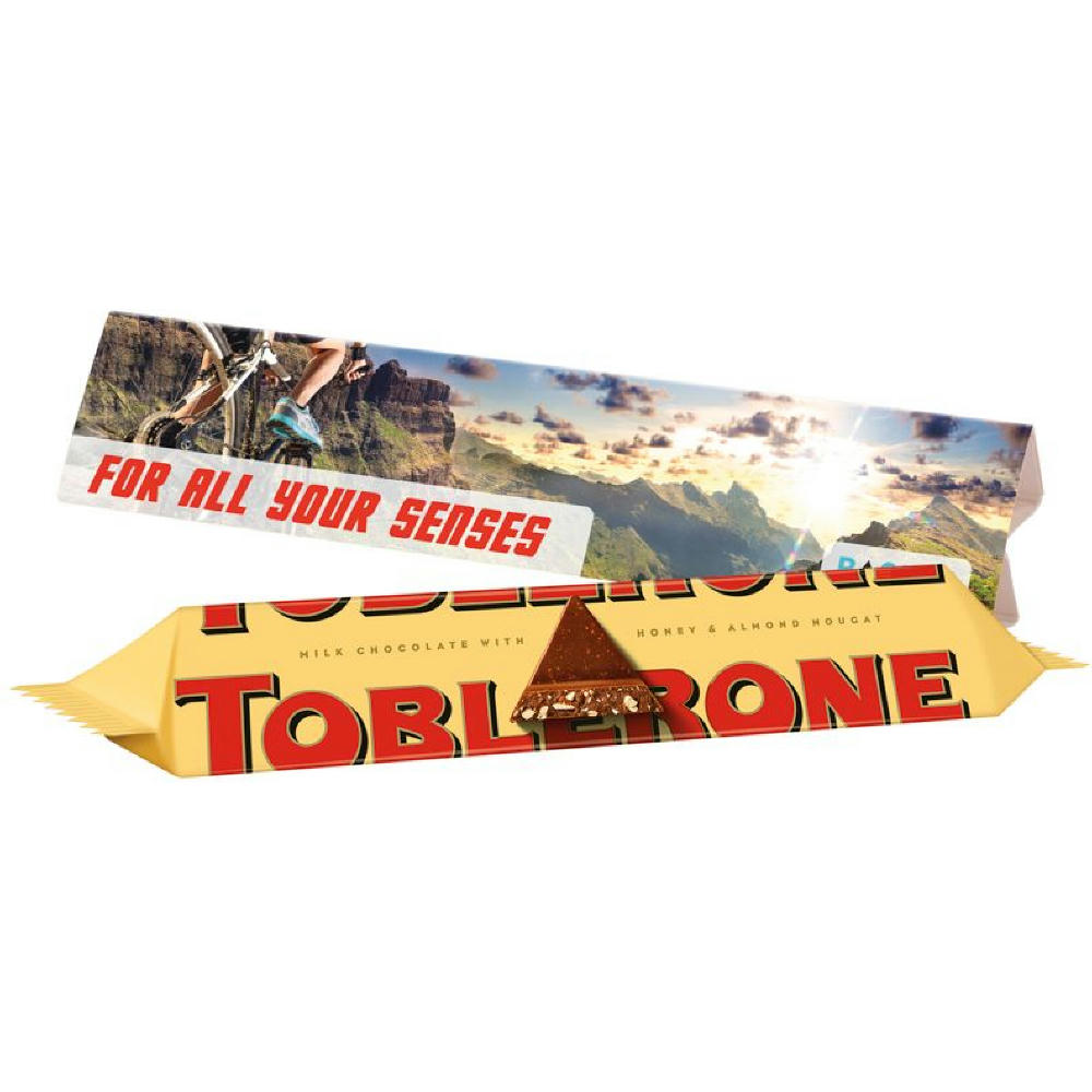 Werbedreieck Long Toblerone