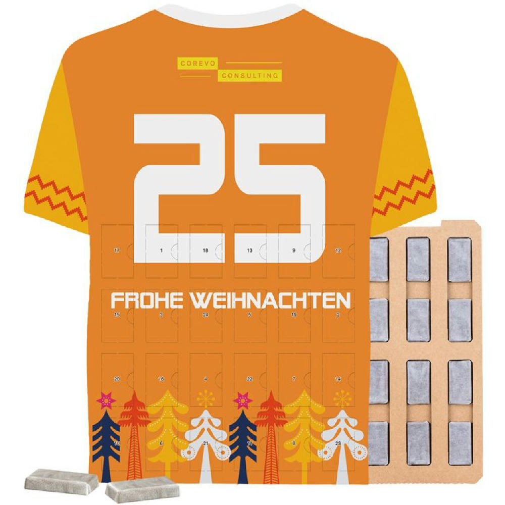 Täfelchen Adventskalender Trikot ECO 
