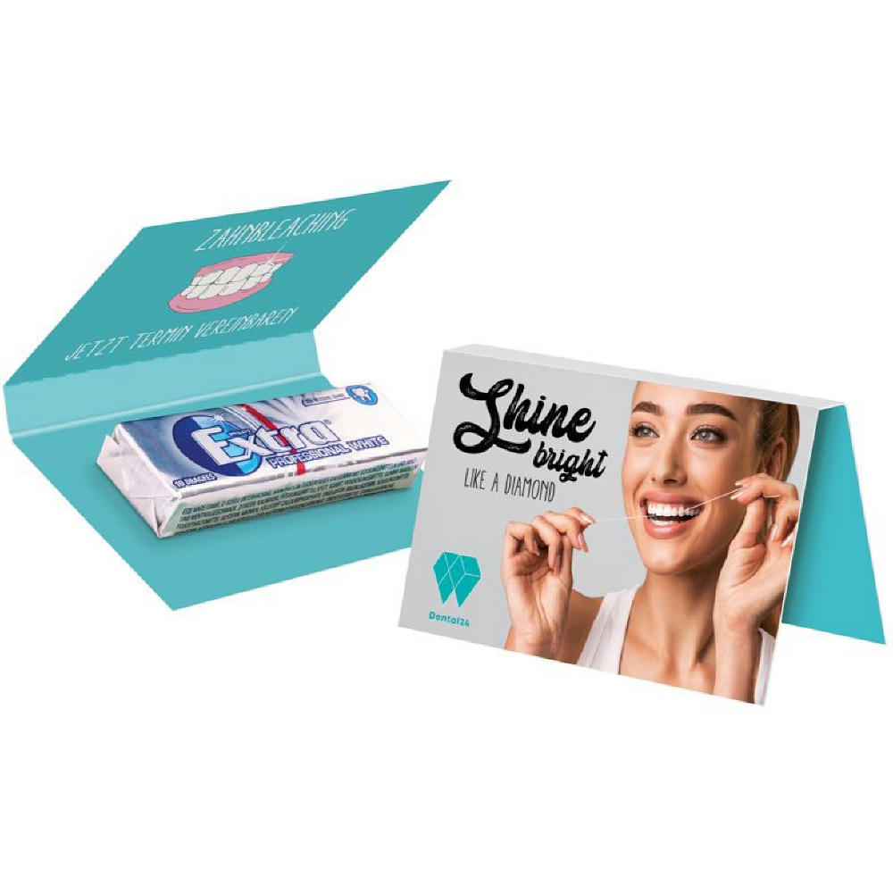 Werbekarte Visitenkartenformat Wrigley's EXTRA®