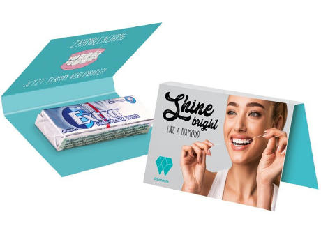 Werbekarte Visitenkartenformat Wrigley's EXTRA®