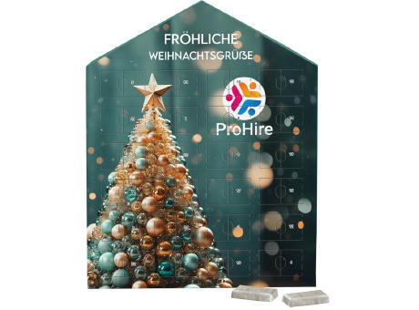 Täfelchen Adventskalender Haus