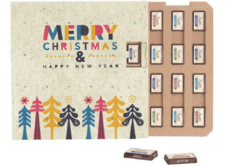Täfelchen Adventskalender ECO Graspapier
