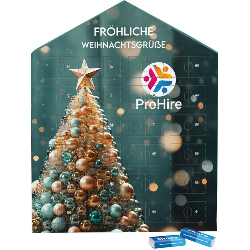 Täfelchen Adventskalender Haus