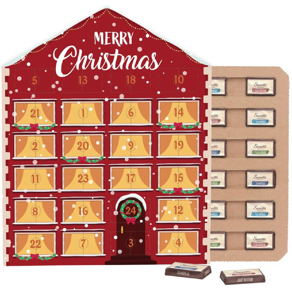 Täfelchen Adventskalender Haus ECO