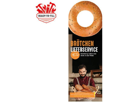 Werbeanhänger Individuelle Befüllung