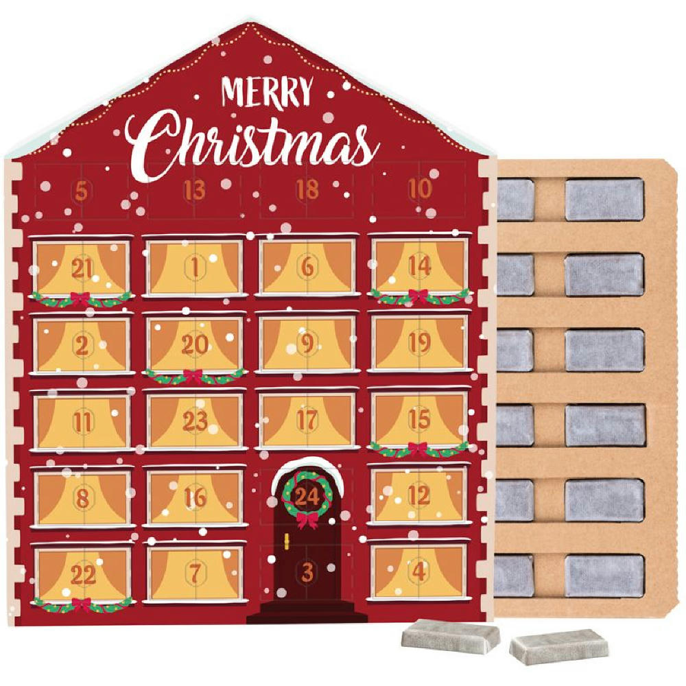 Täfelchen Adventskalender Haus ECO