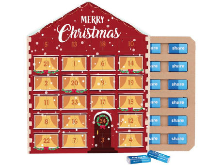 Täfelchen Adventskalender Haus ECO
