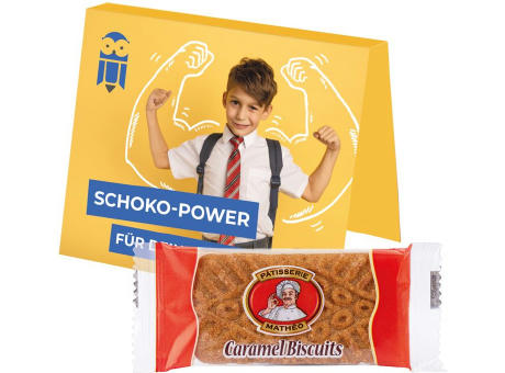 Werbekarte Midi Caramel Biscuits