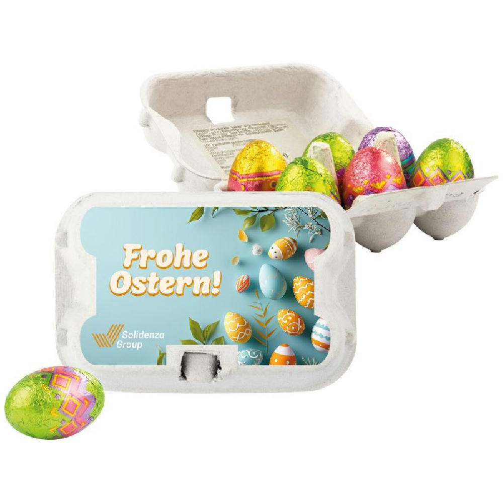 Sixpack mit Schoko-Ostereiern