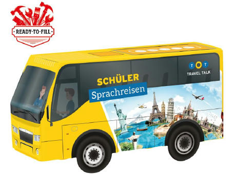 3D Präsent Bus Individuelle Befüllung