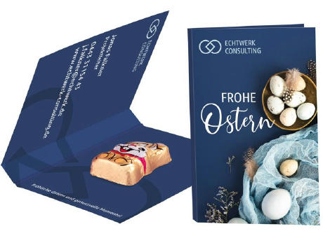 Werbekarte Visitenkartenformat Ostern