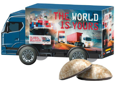 3D Präsent LKW Weihnachten