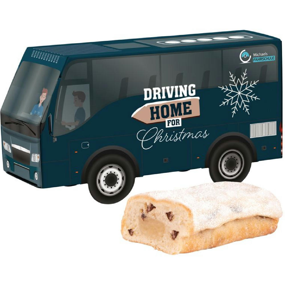 3D Präsent Bus Weihnachten